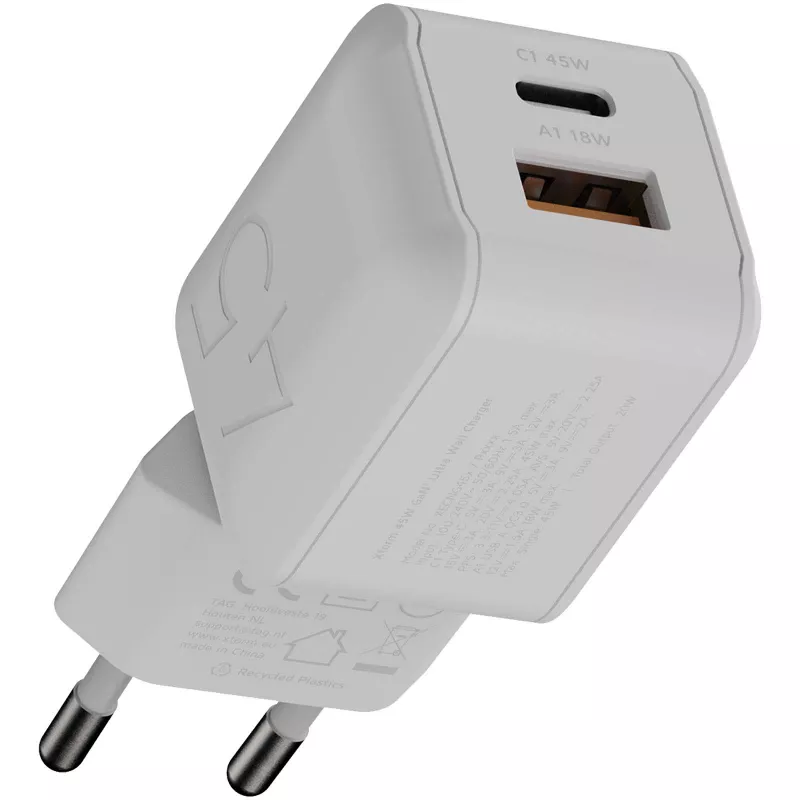 Ładowarka ścienna Xtorm 45 W NextGen  - Biały (12460701)