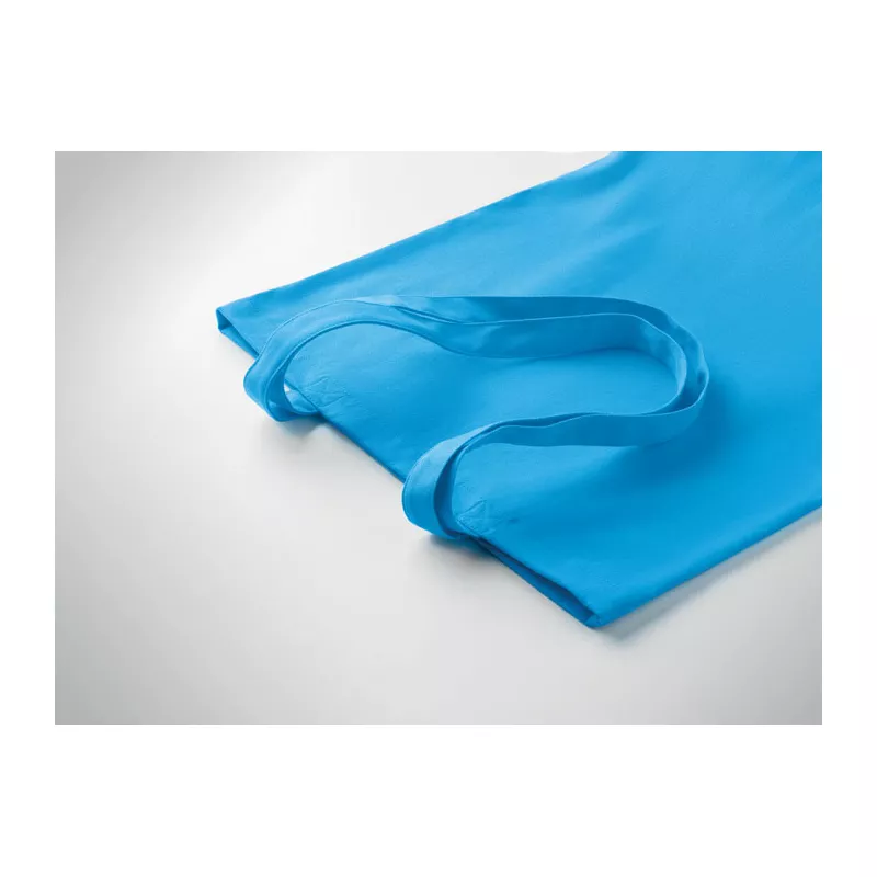 Torba bawełniana na zakupy 270 g/m² RASSA COLOURED - Turkusowy (MO6442-12)