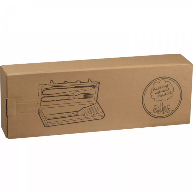 Zestaw do grilla GAVIN - szary (8064807)