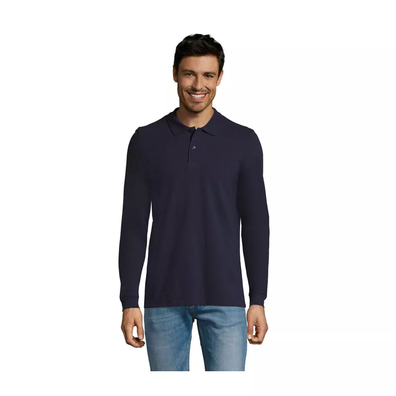 Polo męskie 180 g/m² Sol's PERFECT LSL MEN - French Navy (S02087-FN)