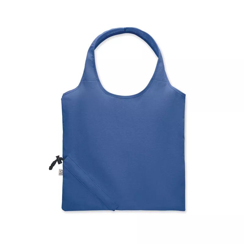 Torba składana z recyklingu 140 g/m² CARRIE COLOUR - Niebieski (MO2487-37)