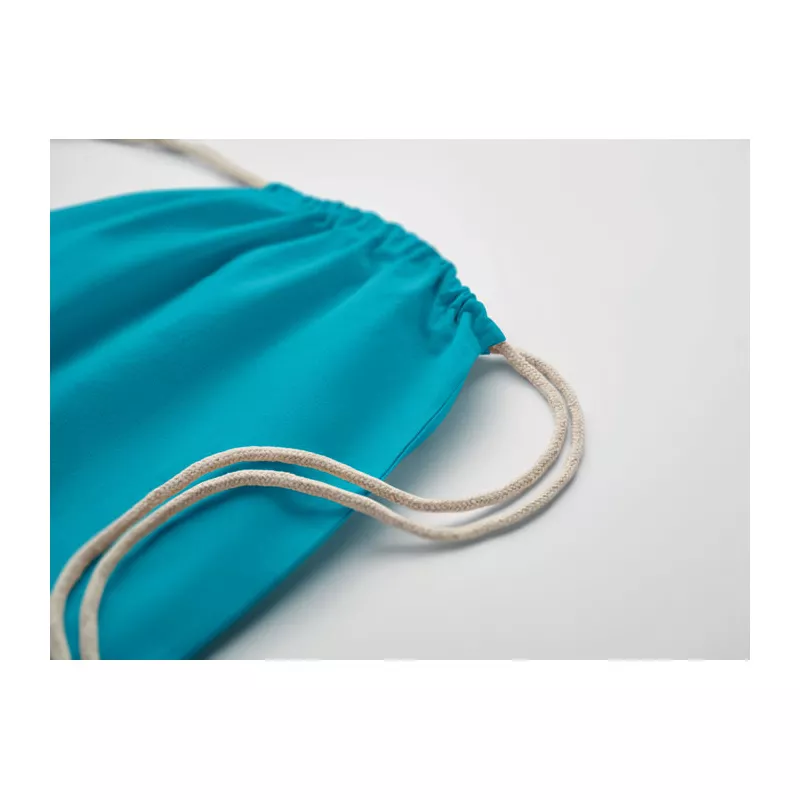 Worek Fairtrade 180 g/m² OSOLE DRAW COLOUR - Turkusowy (MO2591-12)