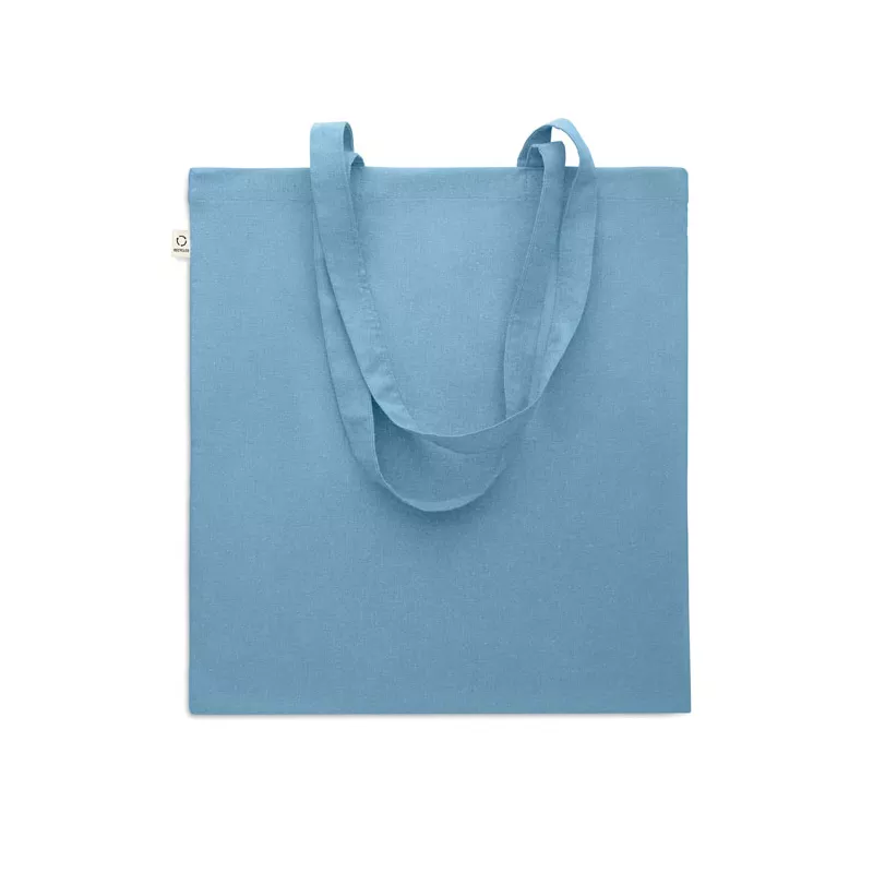 Torba z bawełny z recyklingu 140 g/m² VIVEKA COLOUR - Petrol (MO2302-20)