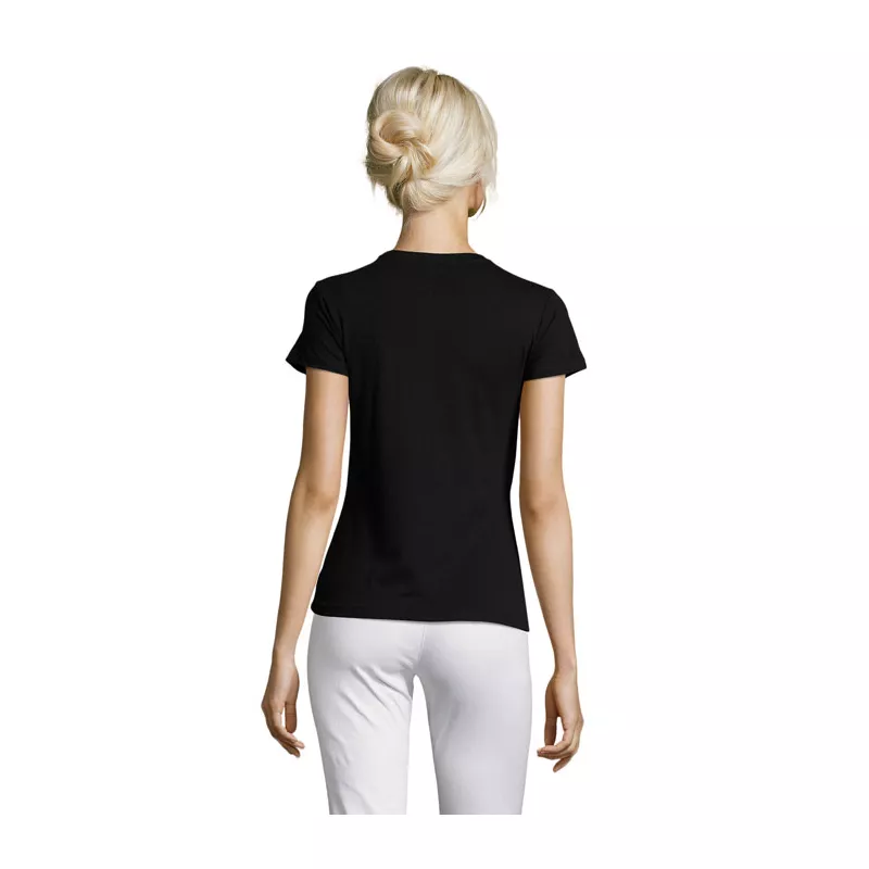 Koszulka damska dopasowana 150 g/m² Sol's REGENT WOMEN - Deep Black (S01825-DB)