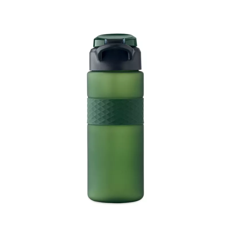 Butelka z RPET ze słomką 700 ml ISJFORDEN - Ciemnozielony (MO2755-60)