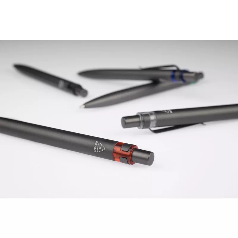 Długopis z recyklingowanego aluminium RAL - czerwony (19738-04)