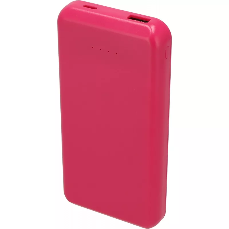 Power bank z ABS z recyklingu 10000 mAh PRESTON - różowy (3549411)