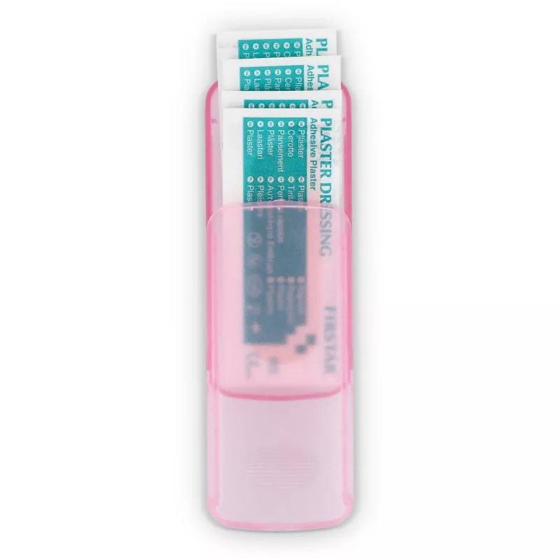 Pudełko z 5 plastrami z polietylenu (56 × 18 mm) - różowy (LT90320-N0076)