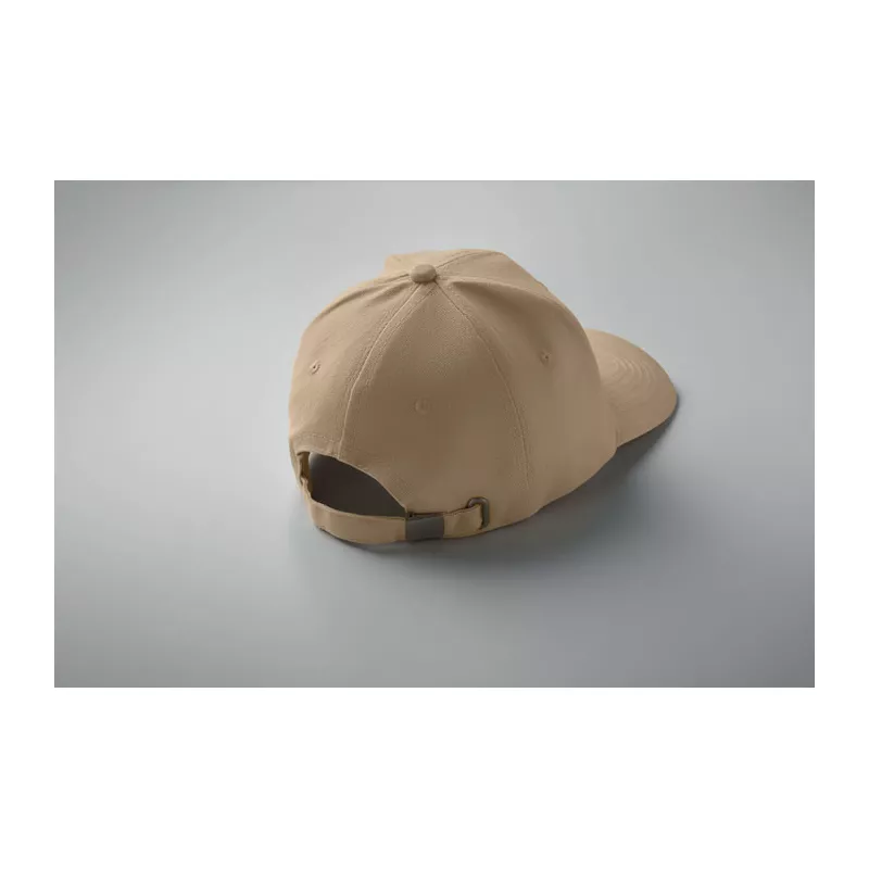 Czapka z daszkiem 6-panelowa 260 g/m² BUFFALO - Bezowy (MO1464-13)