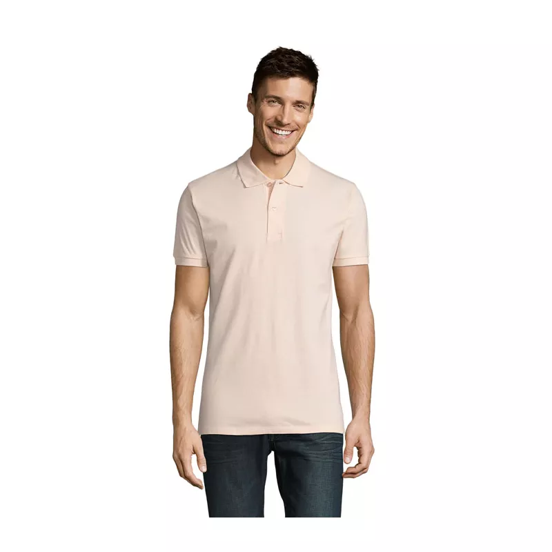 Koszulka polo męska piqué 180 g/m² Sol's PERFECT MEN - Kremowy Róż (S11346-CP)