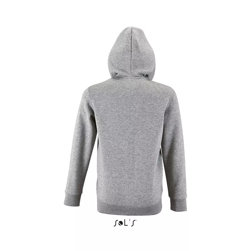 Bluza dziecięca z kapturem 260 g/m² Sol's STONE KIDS - Szary Melanż 2 (S02092-GY)
