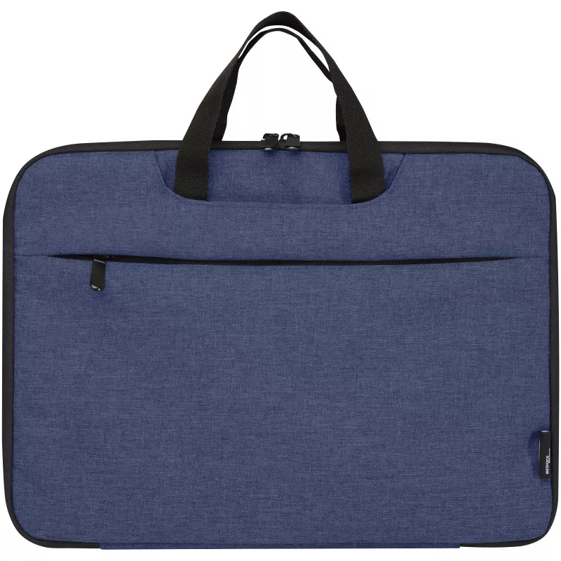 Libra etui na laptopa 2 w 1 o pojemności 3 l wykonane z materiałów z recyklingu z certyfikatem GRS - Granatowy melanż (13008555)