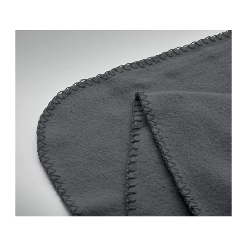 Koc polarowy RPET 120x150 cm 130 g/m² BOGDA - Kamienny Szary (MO6805-15)