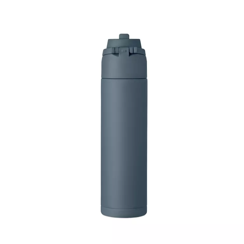 Butelka termiczna ze słomką 2 w 1 500 ml TOIEN TWO - Petrol (MO2988-20)