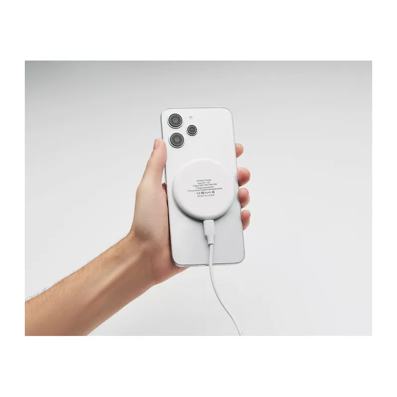 Ładowarka bezprzewodowa 3 w 1 15W WERLIES - Bialy (MO2420-06)