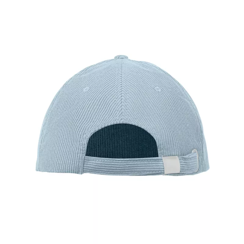 Czapka z daszkiem 5-panelowa sztruksowa 220 g/m² WALE - Baby Blue (MO2879-66)