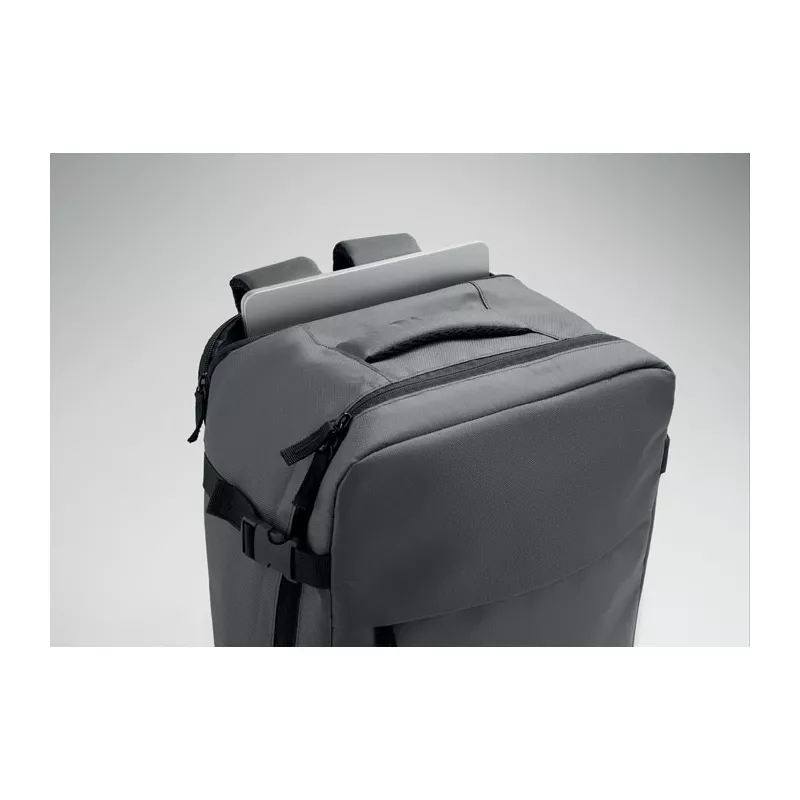 Plecak kabinowy rozciągliwy 15" RPET 20 l ASPEN - Kamienny Szary (MO3195-15)