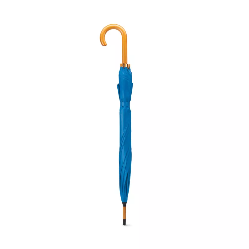 Parasol automatyczny 23,5" z drewnianą rączką CUMULI - Niebieski (KC5131-37)