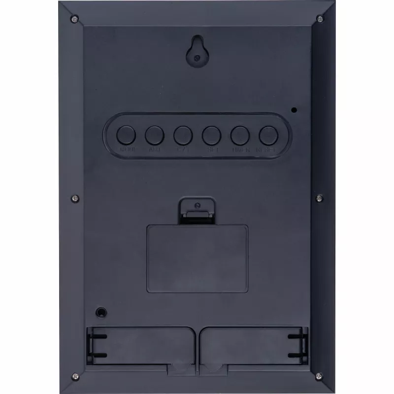 Zegar biurkowy BRUNHILDE - grey (3536713)