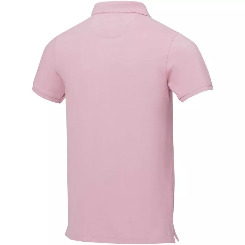 Męskie polo Calgary z krótkim rękawem - Jasnoróżowy (38080-L_PINK)