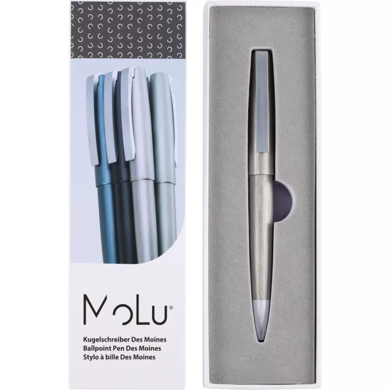 Długopis metalowy DES MOINES MoLu - szary (533707)