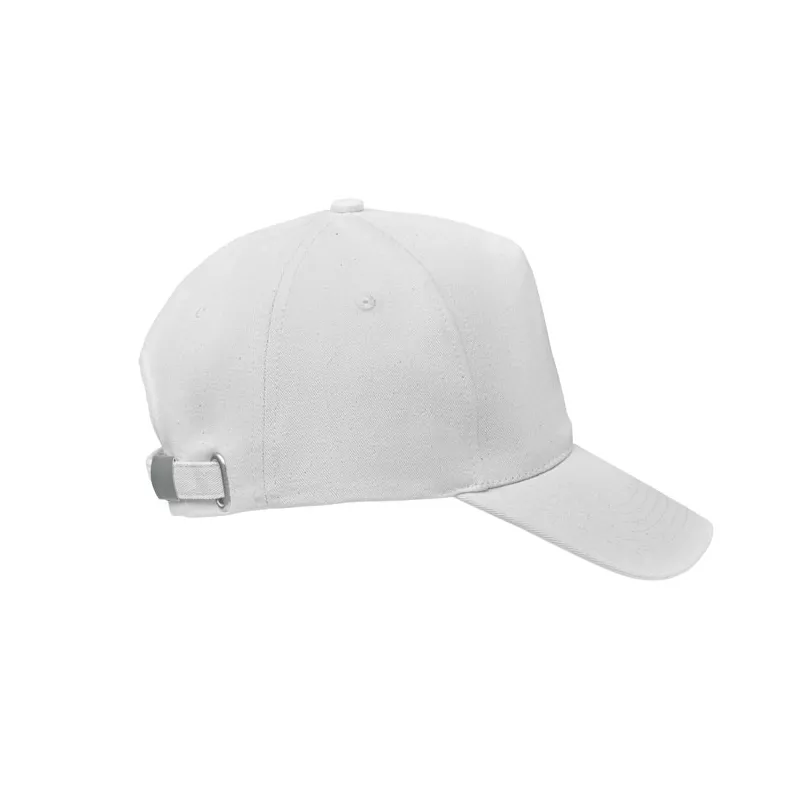 Czapka z daszkiem organiczna 250 g/m² BICCA CAP - Bialy (MO6432-06)