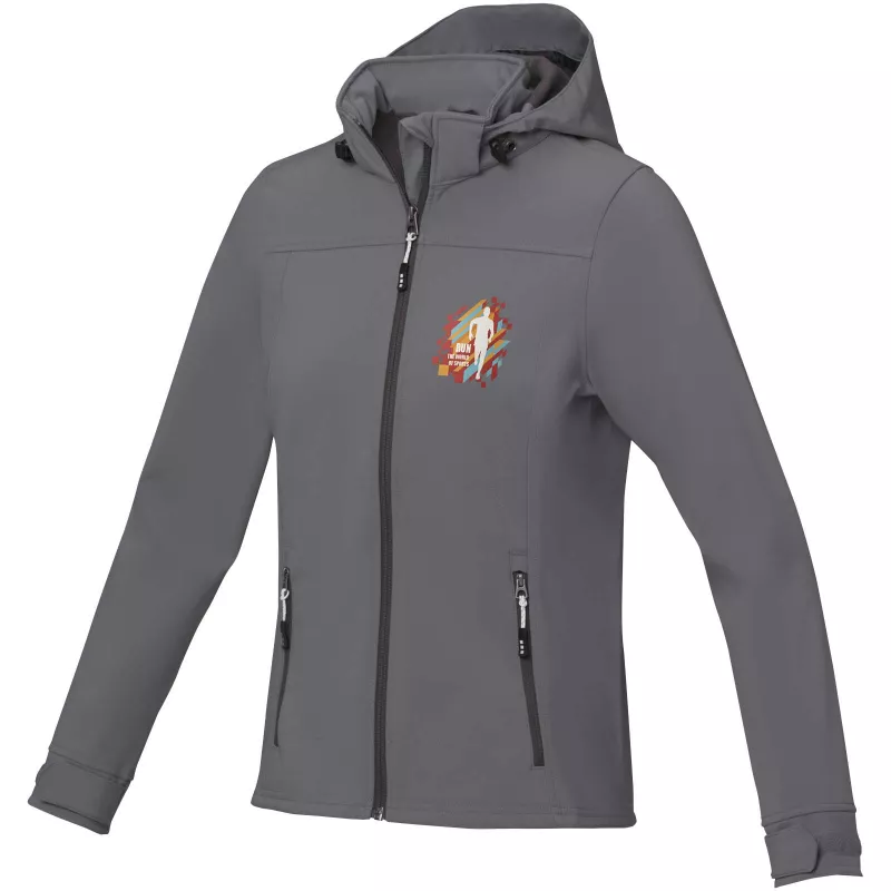 Damska kurtka softshell Langley - Stalowa szarość (39312-STEELGR)