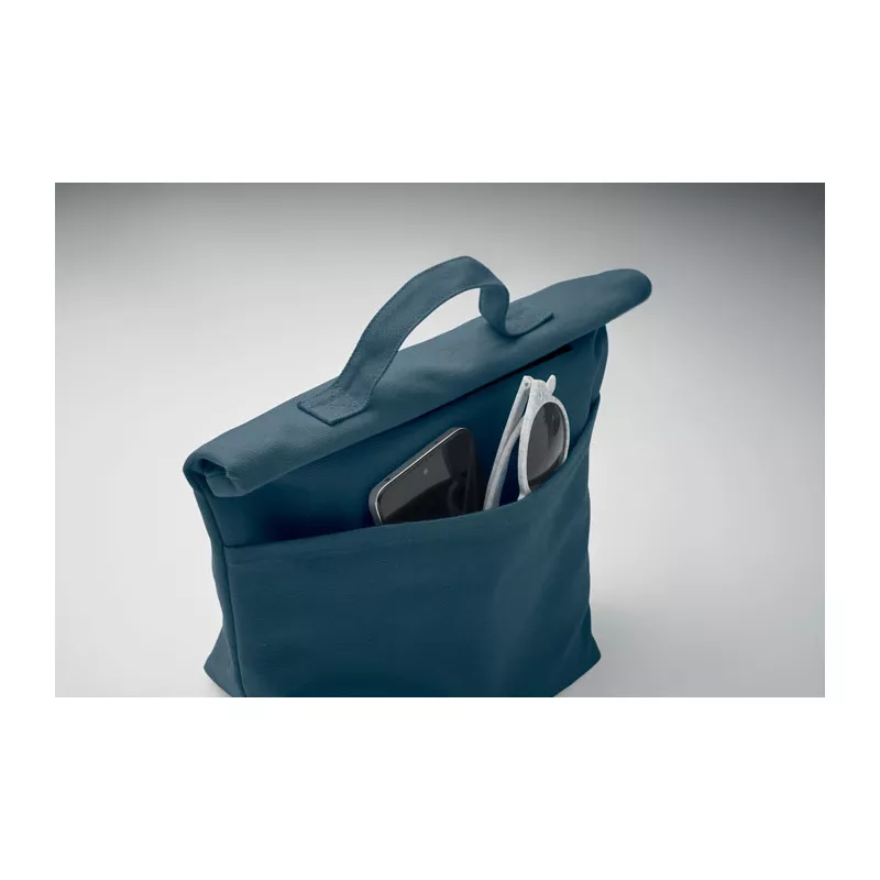 Torba termiczna na lunch z recyklingu RECOBA COLOUR - Niebieski (MO2551-04)