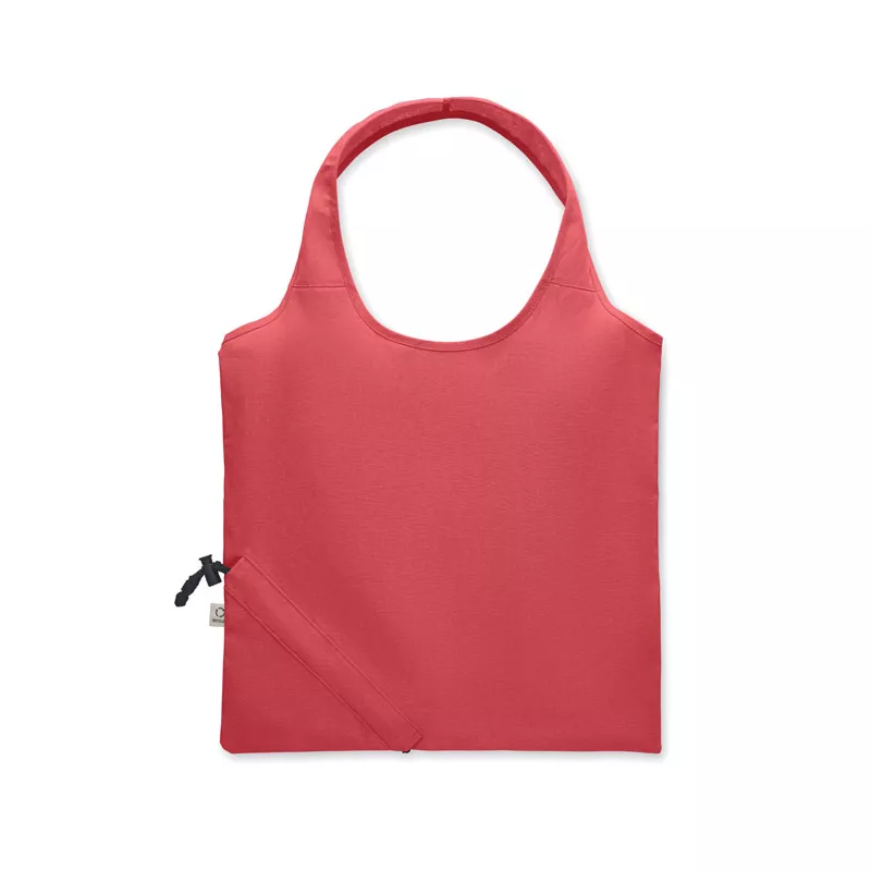 Torba składana z recyklingu 140 g/m² CARRIE COLOUR - Czerwony (MO2487-05)