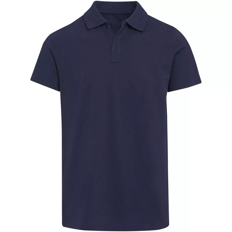 Graphite organiczna koszulka polo unisex o gramaturze 180 g/m², z krótkim rękawem i certyfikatem OCS - Granatowy (39559-NAVY)
