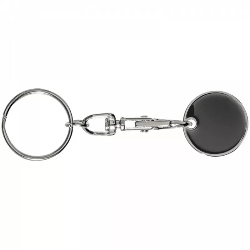 Brelok metalowy z żetonem ARRAS - czarny (047703)