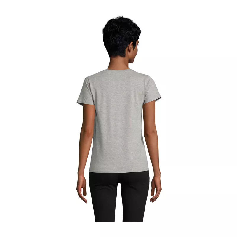 Koszulka organiczna 175 g/m² Sol's PIONEER WOMEN - Szary Melanż (S03579-GM)