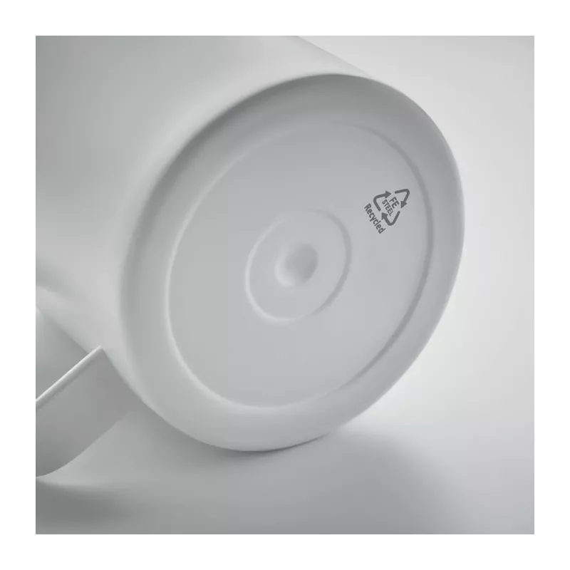 Kubek termiczny ze stali z recyklingu 300 ml INARI - Bialy (MO6934-06)