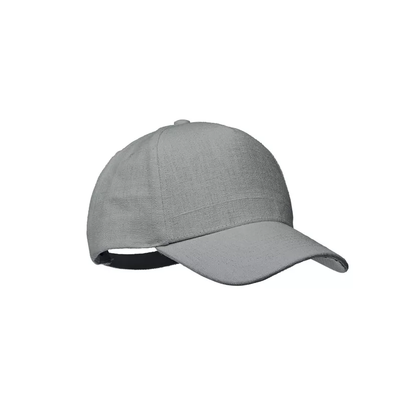 Czapka z daszkiem z konopi 370 g/m² NAIMA CAP - Szary (MO6176-07)