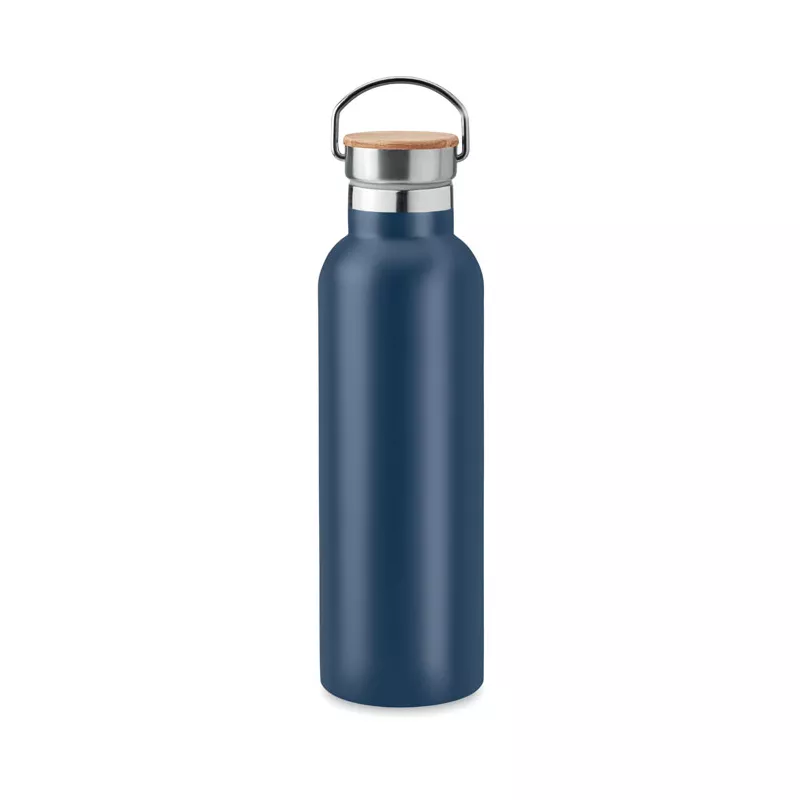 Termos z bambusową pokrywką 750 ml HELSINKI MED - Francuski Granat (MO6372-85)