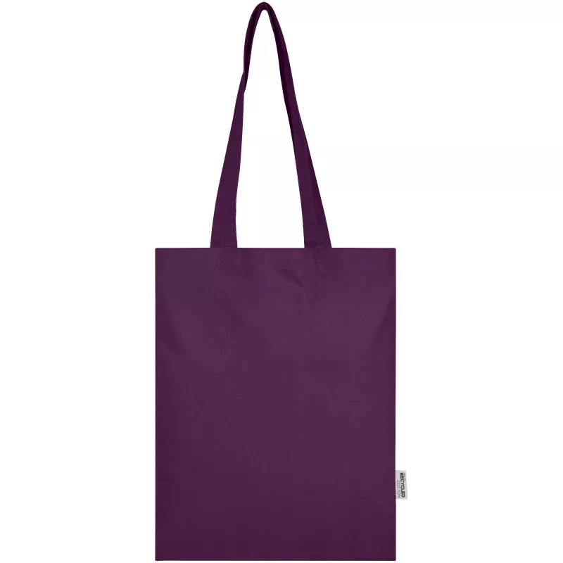 Madras Blend torba na zakupy z bawełny z recyklingu z certyfikatem GRS o gramaturze 140 g/m² i pojemności 7l - Fioletowy (12076037)