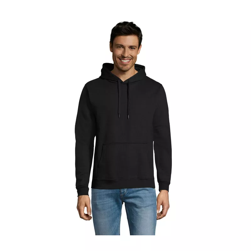 Bluza unisex z kapturem 280 g/m² Sol's SNAKE - Czarny (S47101-BK)