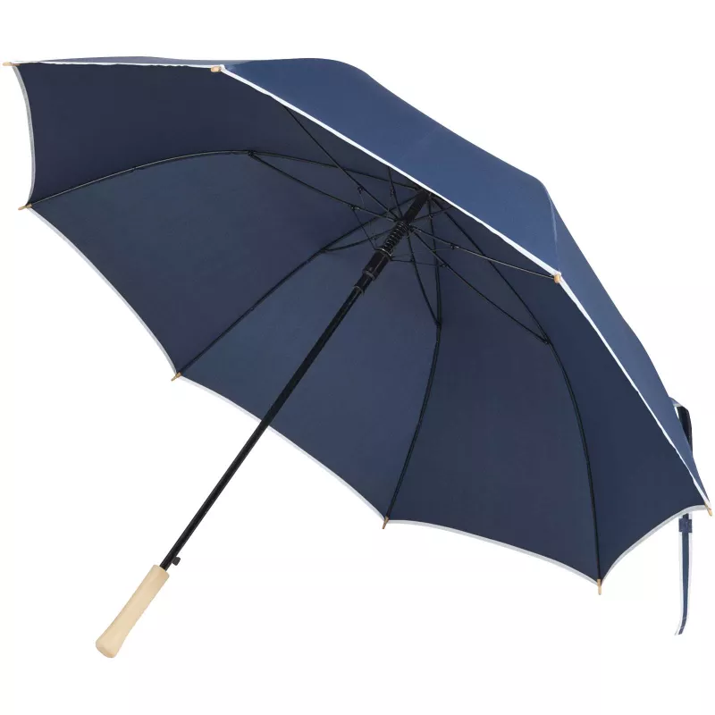 Parasol Norman 30 cali, wykonany z tworzywa sztucznego, odporny na wiatr  - Granatowy (13016355)