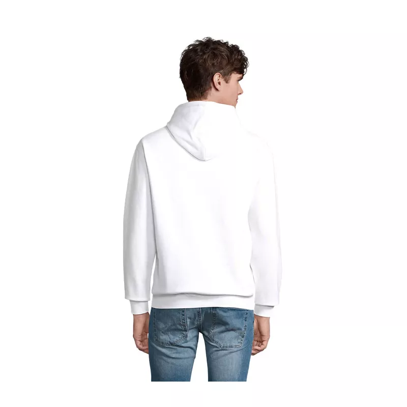 Bluza unisex z kapturem 280 g/m² Sol's CONDOR - Bialy (S03815-WH)