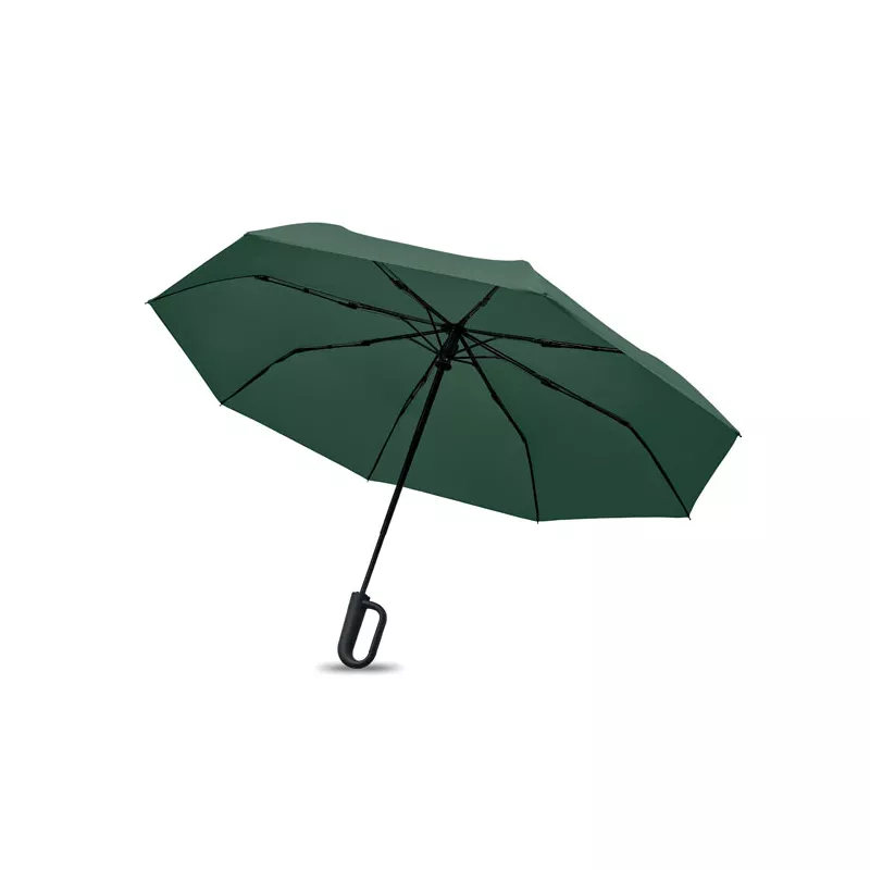Parasol składany wiatroodporny 21" z RPET UMKRAB - Zielony (MO2692-09)