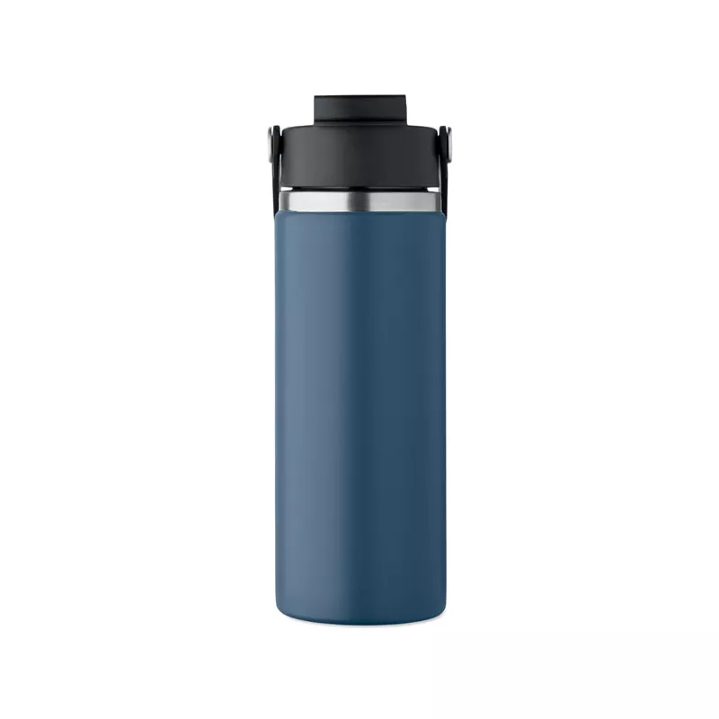 Butelka termiczna ze słomką 500 ml SUMA GRIP - Francuski Granat (MO2775-85)