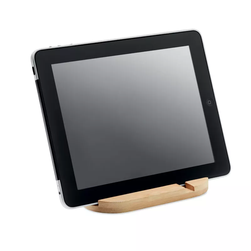 Podstawka pod tablet i smartfon z bambusa ROBIN - Drewna (MO6603-40)