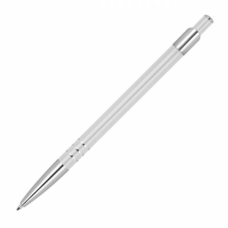 Długopis aluminiowy z recyklingu PAIGE - biały (1446906)