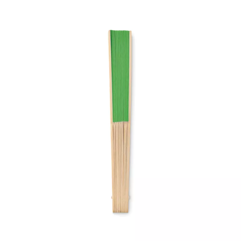 Wachlarz bambusowy z papierem FANNY PAPER - Limonka (MO6828-48)