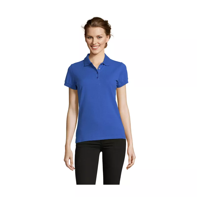 Koszulka polo damska piqué 210 g/m² Sol's PEOPLE - Niebieski (S11310-RB)