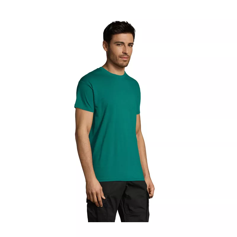 Koszulka unisex bawełniana 150 g/m² Sol's REGENT - Emerald (S11380-EM)