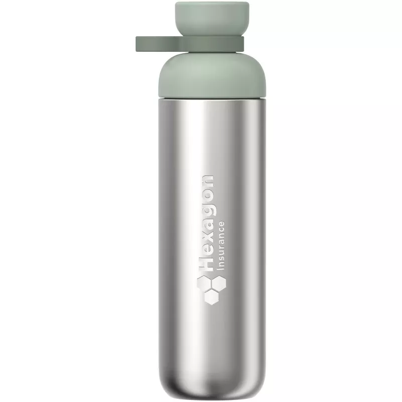 Butelka na wodę Mepal Vita 900 ml ze stali nierdzewnej z recyklingu - Zielony szałwiowy (11318662)