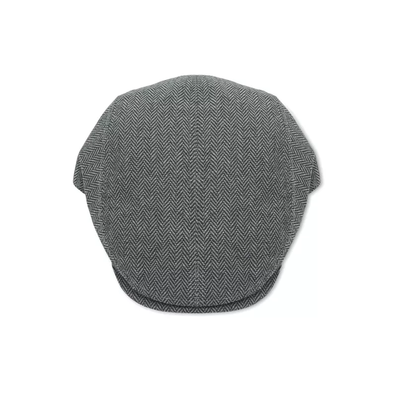 Czapka kaszkiet melanżowa 335 g/m² BLIND PEAK - Szary (MO2966-07)