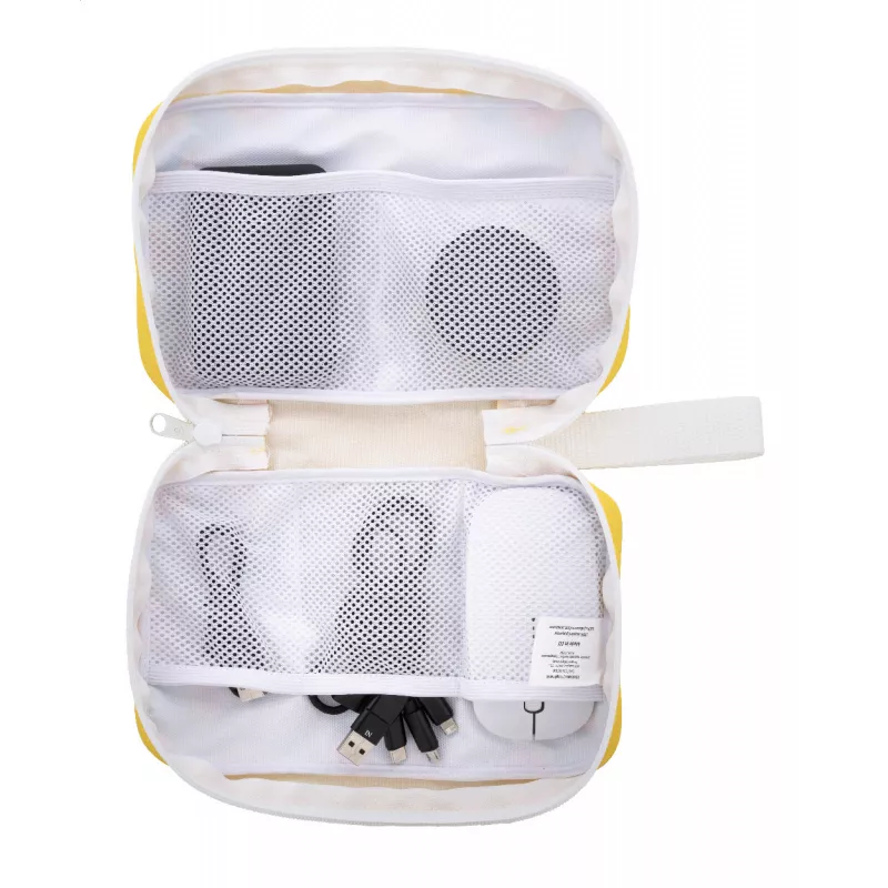 SuboBag Charge personalizowany organizer RPET - biały (AP716918-01)