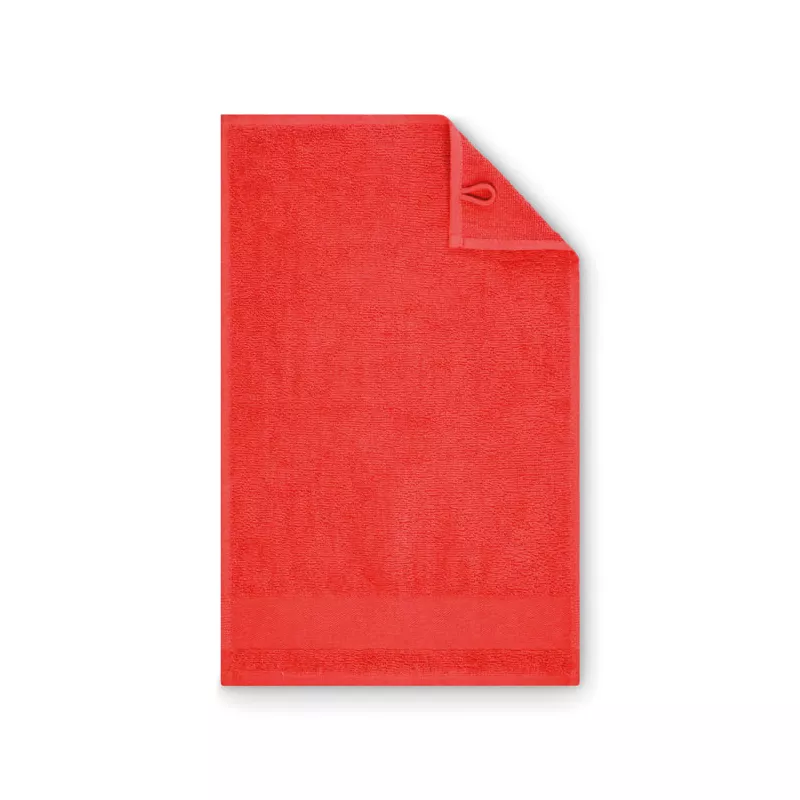 Ręcznik bawełniany 380 g/m² 30x50 cm ISLAND 30 - Czerwony (MO2764-05)